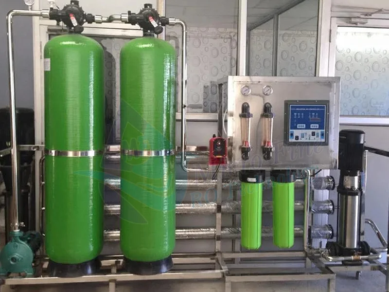 2000 LPH FRP with SS RO System